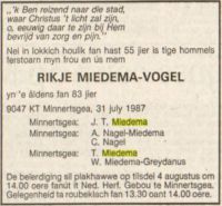Rikje Vogel LC 1-8-1987.JPG