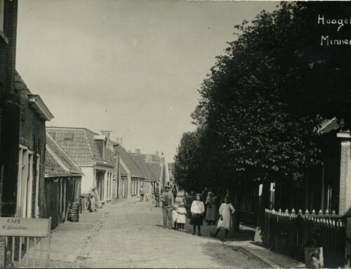 Wandeling door het dorp omstreeks 1920