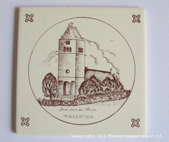 Tegeltje Ned. Herv. kerk Minnertsga